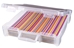 Storage Box w/ Handle, 6913AB Open with Multicolored Paper