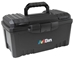17 Twin Top Supply Box- Black, 6918AB Front View