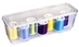 4 Pack Long Bins with Lids (Clear), 6971AG - 6971AG
