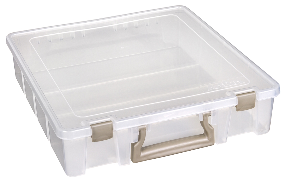 Blush Super Satchel One Compartment Translucent Box | ArtBin #6955RK