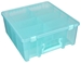 Super Satchel Double Deep with Removable Dividers-Aqua, 6990AA closed