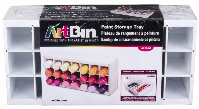 ArtBin Art Supply 8299 2 Lift-Up Tray Box Portable Paints Crafts Organizer  Blue